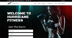 Desktop Screenshot of hurricanefit.com