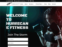 Tablet Screenshot of hurricanefit.com